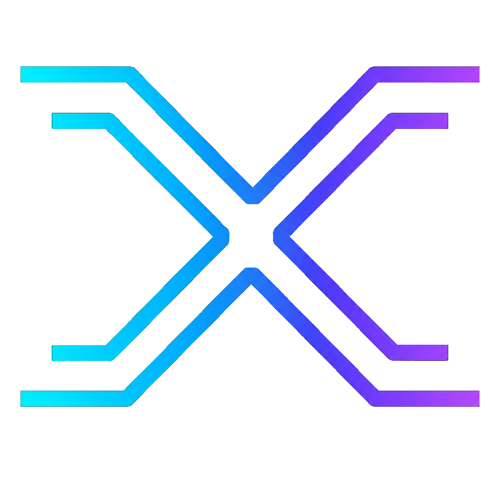 The SIDExSIDE Social Media Planner logo: two chevrons meeting at the centre, cyan on the left and purple on the right.